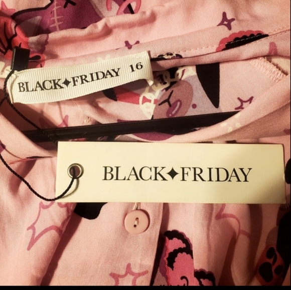 Dangerfield Stay Creepy Kawaii Gothic Blouse Hot Topic Killstar Dollskill - Picture 3 of 4